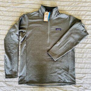 Patagonia R1 Daily Zip Neck Mens Medium Fleece Pullover 1/2 Zip Plume Grey